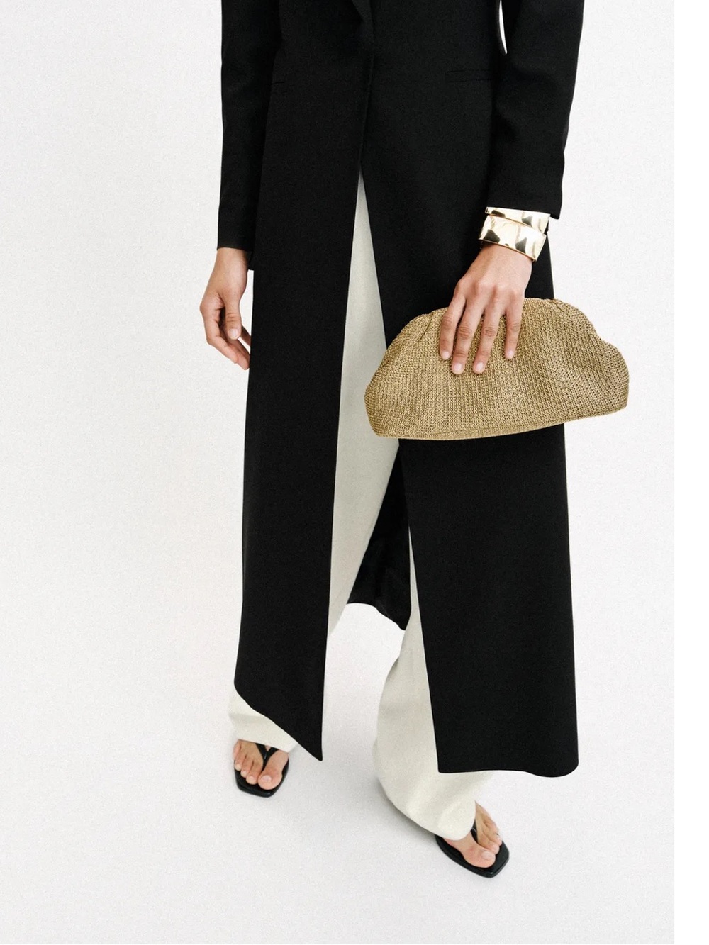 ZARA WOVEN CLUTCH BAG